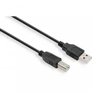Кабель для принтера USB 2.0 AM/BM 1.8 m Vinga (VCPDCAMBM1.8BK) - Фото 1