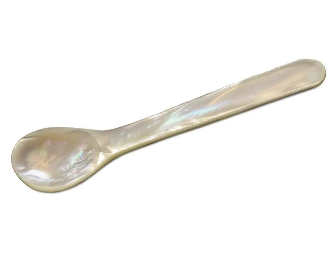Ложка EDZARD, 11 см, з натурального морського перламутру (Pinctada Maxima), ручної роботи, фото №1