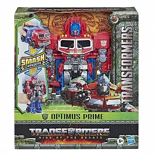 Фигурка-трансформер Transformers Rise of the Beasts Smash Changer Optimus Prime 22.5 см synthetic.ua - Фото 1