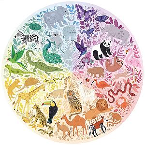 Пазл Ravensburger Circle of Colours Animals 500 деталей 17172 synthetic.ua - Фото 1