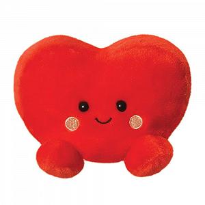 Мягкая игрушка Aurora Palm Pals Amore Heart 13 см экологичная Красная - Фото 1