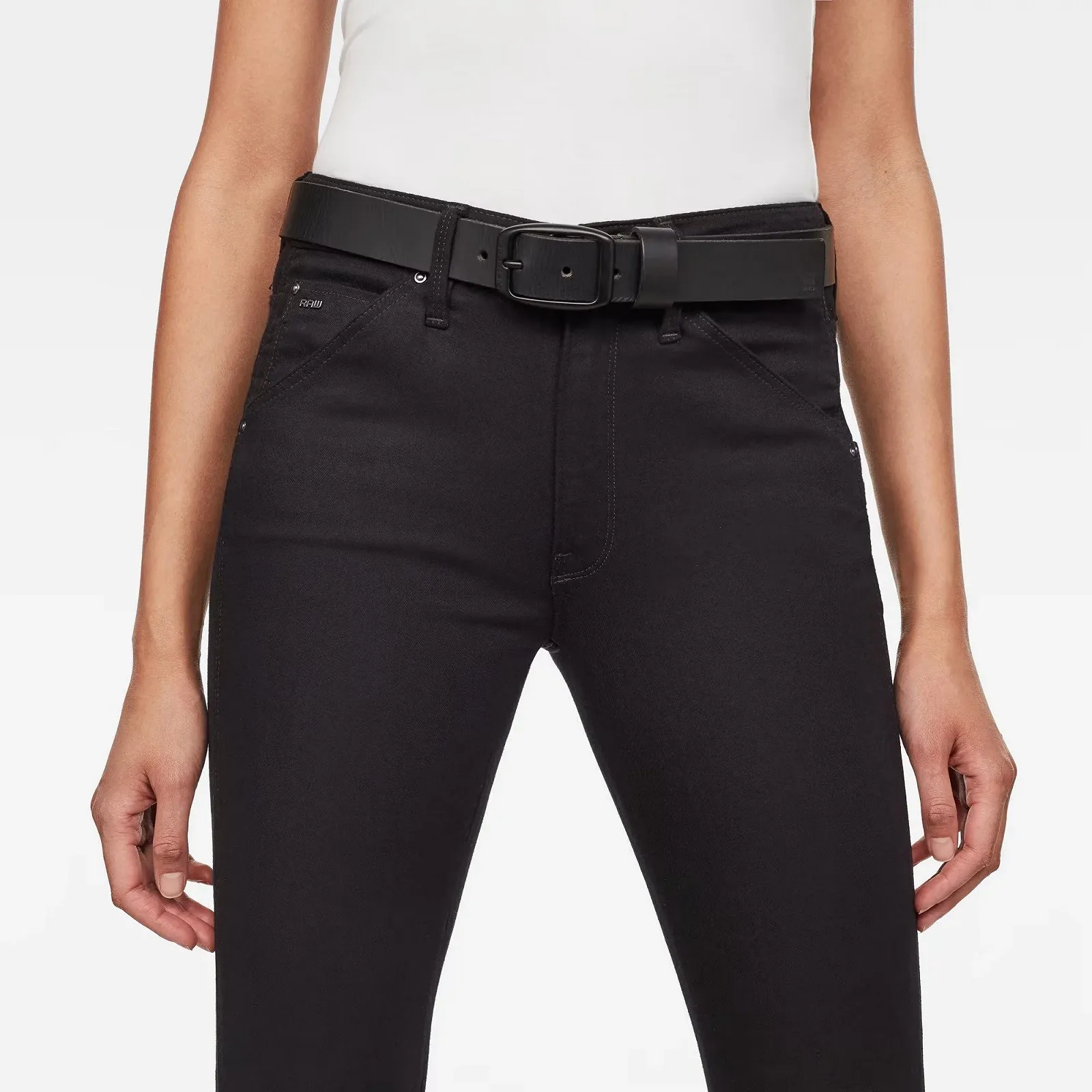 Женский ремень G-Star RAW Bryn Matt Black Metal 75, фото №4