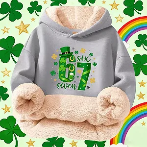 Толстовка 67 Prints для мальчиков, Подростковый теплый джемпер, Флисовая куртка, Флисовый джемпер для девочек synthetic.ua - Фото 1