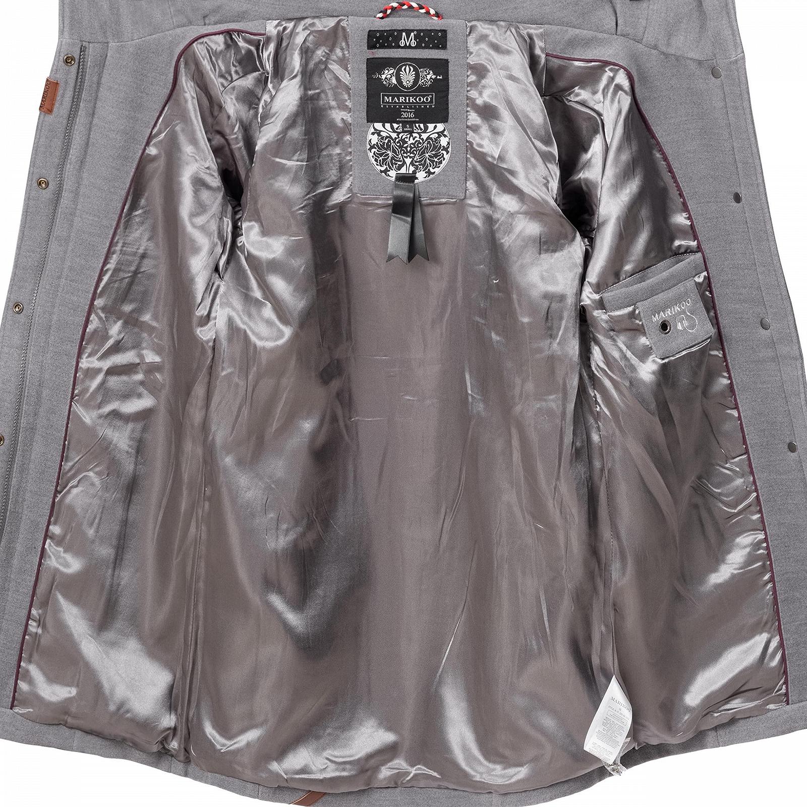 Вовняне пальто Maikoo Жіноче, Тепле з капюшоном, фото №4