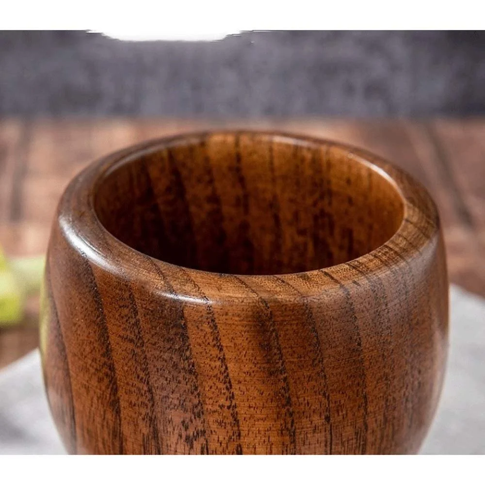 Подрібнювач Дерев'яний для часнику, циліндричний контейнер, фото №5