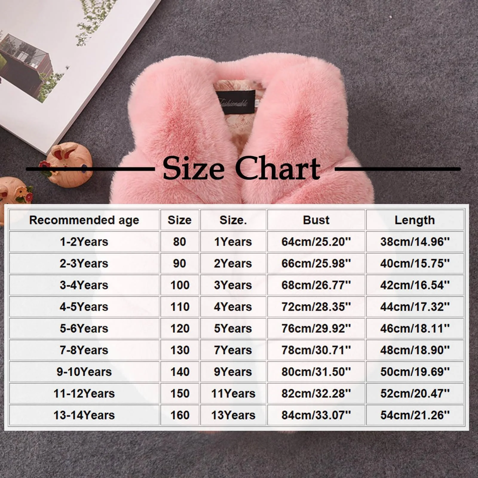 Жилет NZYIHAO зі штучного хутра для дівчаток, фото №5