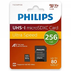 Карта пам'яті Philips Ultra Speed microSDXC 256GB UHS-I U1 V10 synthetic.ua - Фото 1
