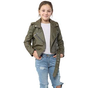 Куртка A2Z 4 Kids Детская Кожаная PU Куртка-Косуха - Фото 1