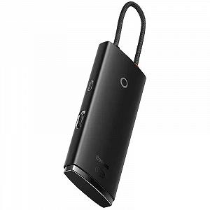 Переходник HUB Baseus Lite Series 5in1 Type-C to HDMI 3xUSB 3.0 PD WKQX04 - Фото 1