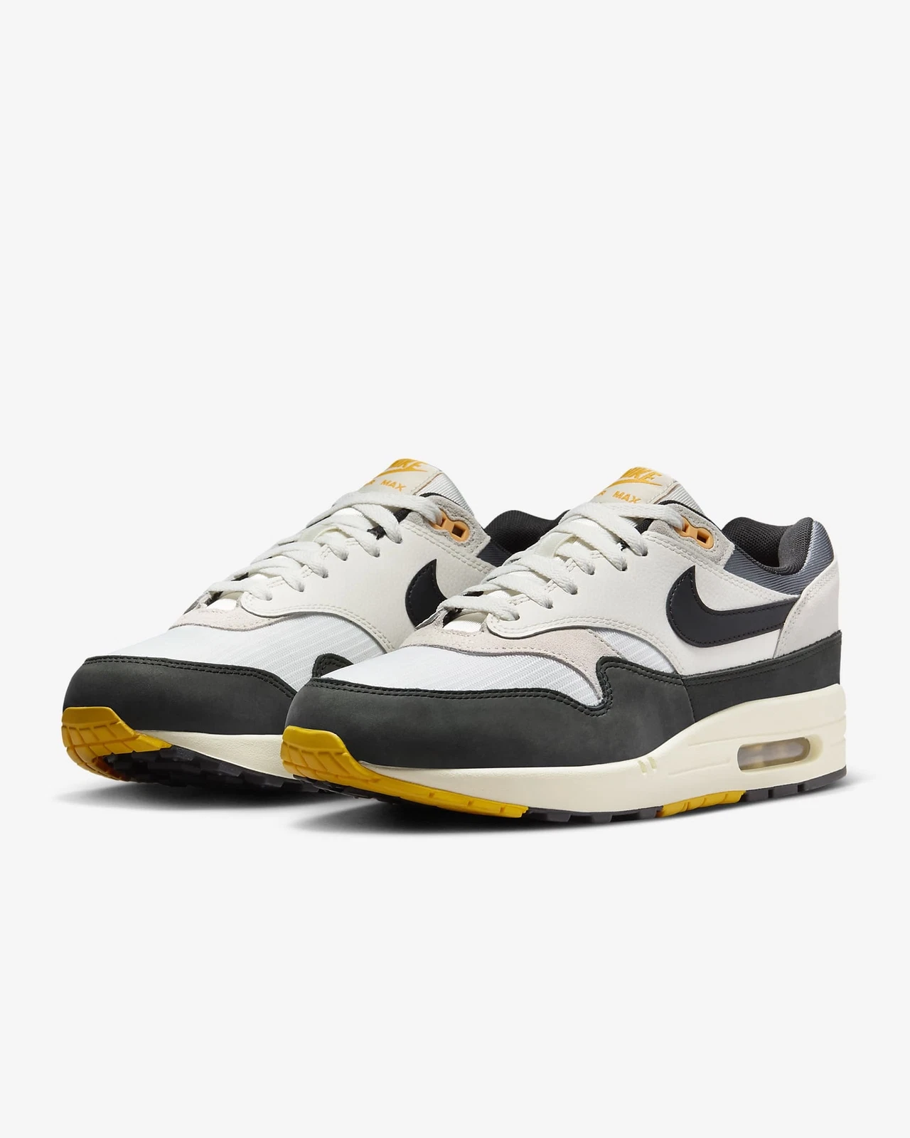 Кросівки Nike Air Max 1 White/Black 45, фото №5