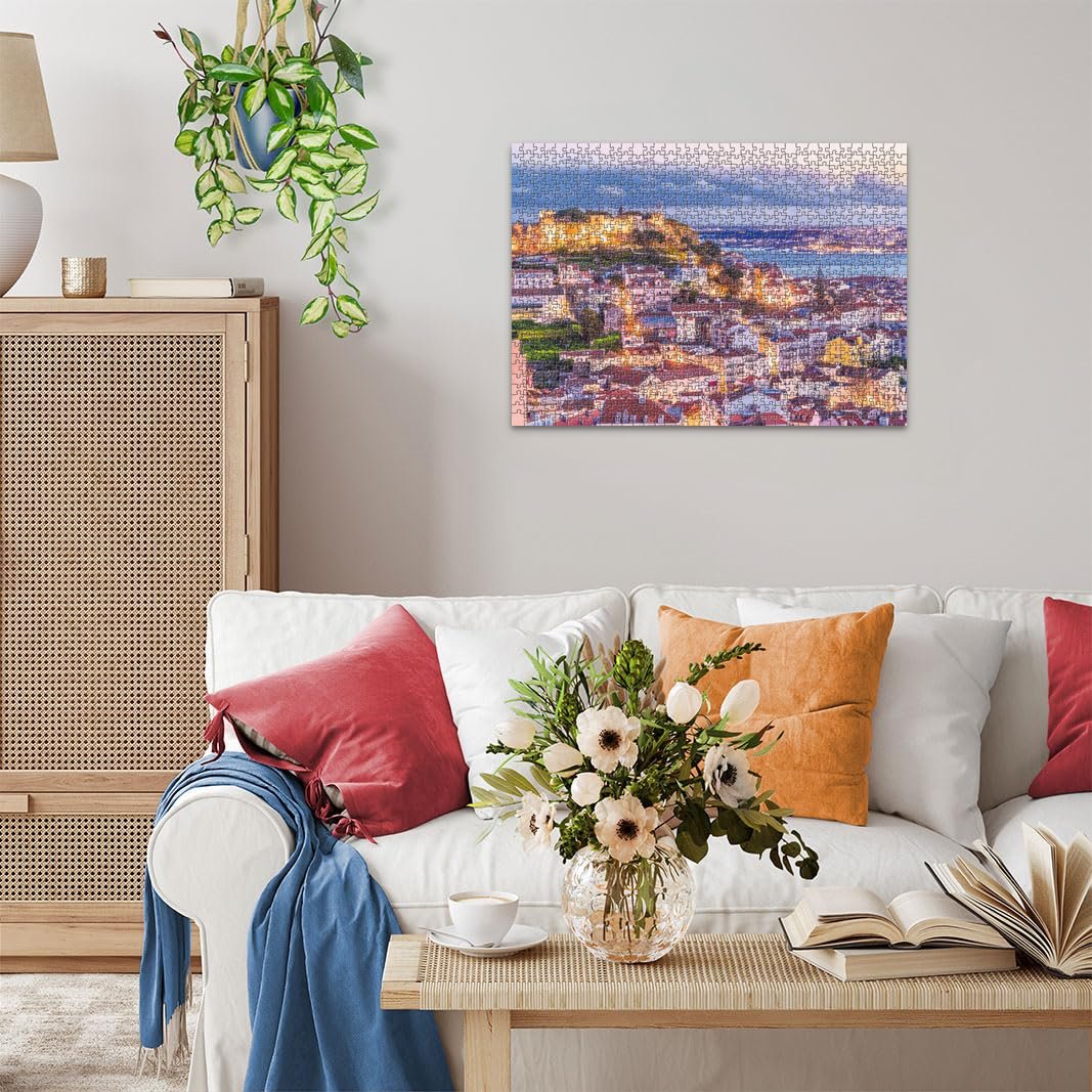 Пазл 2D Ravensburger Vista su Lisbona 1000 элементов Новый дизайн, фото №4