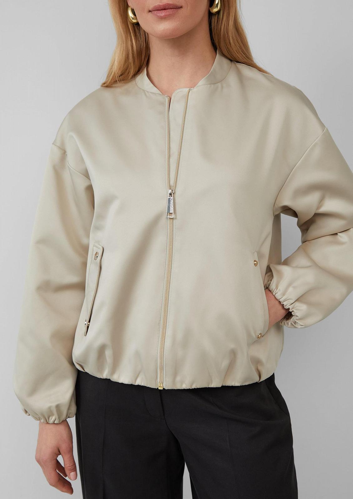 Блузон s.Oliver BLACK LABEL атласный оверсайз с эластичным низом, фото №2