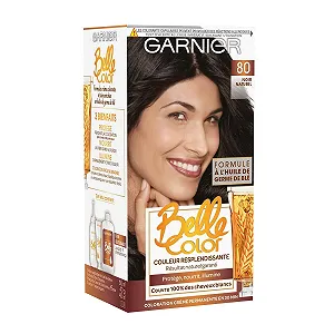 Фарба для волосся Garnier Belle Color Стійка Black 80 Natural Black (Упаковка з 2 шт.) - Фото 1