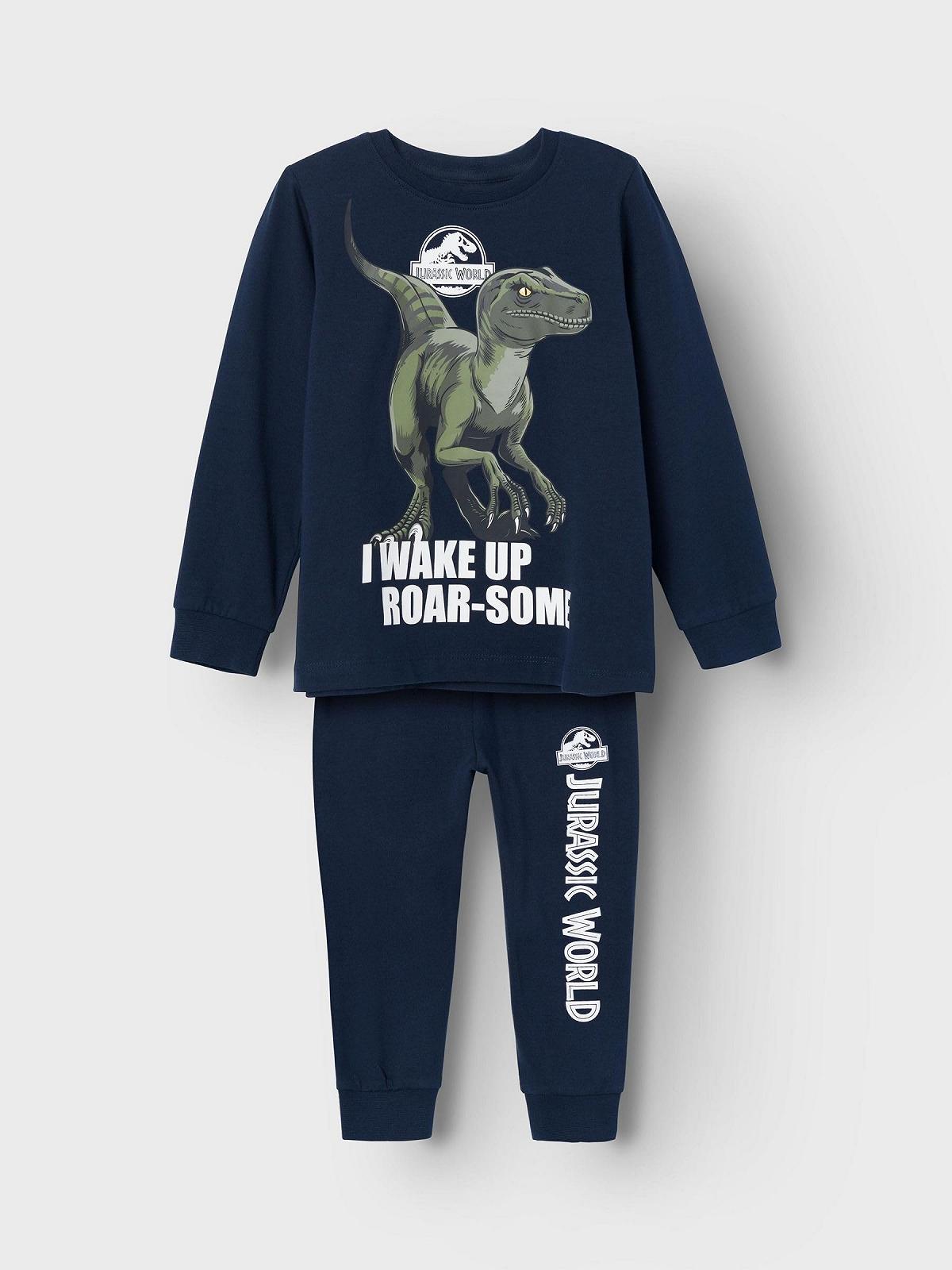 Пижамный комплект NAME IT Nmmnedat Jurassic Nightset Noos Sky для мальчиков, фото №3