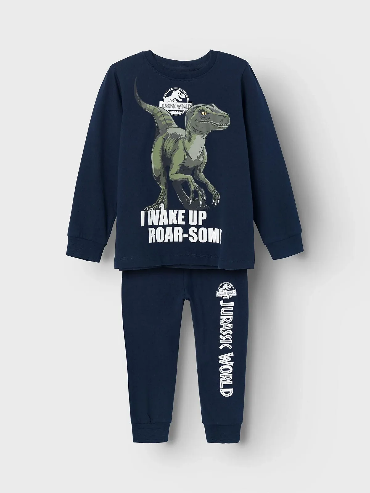 Піжамний комплект NAME IT Nmmnedat Jurassic Nightset Noos Sky для хлопчиків, фото №3 Піжамний комплект NAME IT Nmmnedat Jurassic Nightset Noos Sky для хлопчиків, фото №3