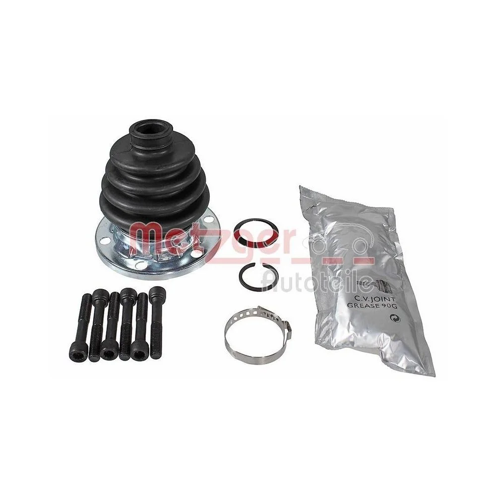 Комплект пильовика приводного вала METZGER 751.006 для VAG зі сторони коробки передач та колеса, фото №1 Комплект пильовика приводного вала METZGER 751.006 для VAG зі сторони коробки передач та колеса, фото №1