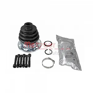 Комплект пильовика приводного вала METZGER 751.006 для VAG зі сторони коробки передач та колеса - Фото 1