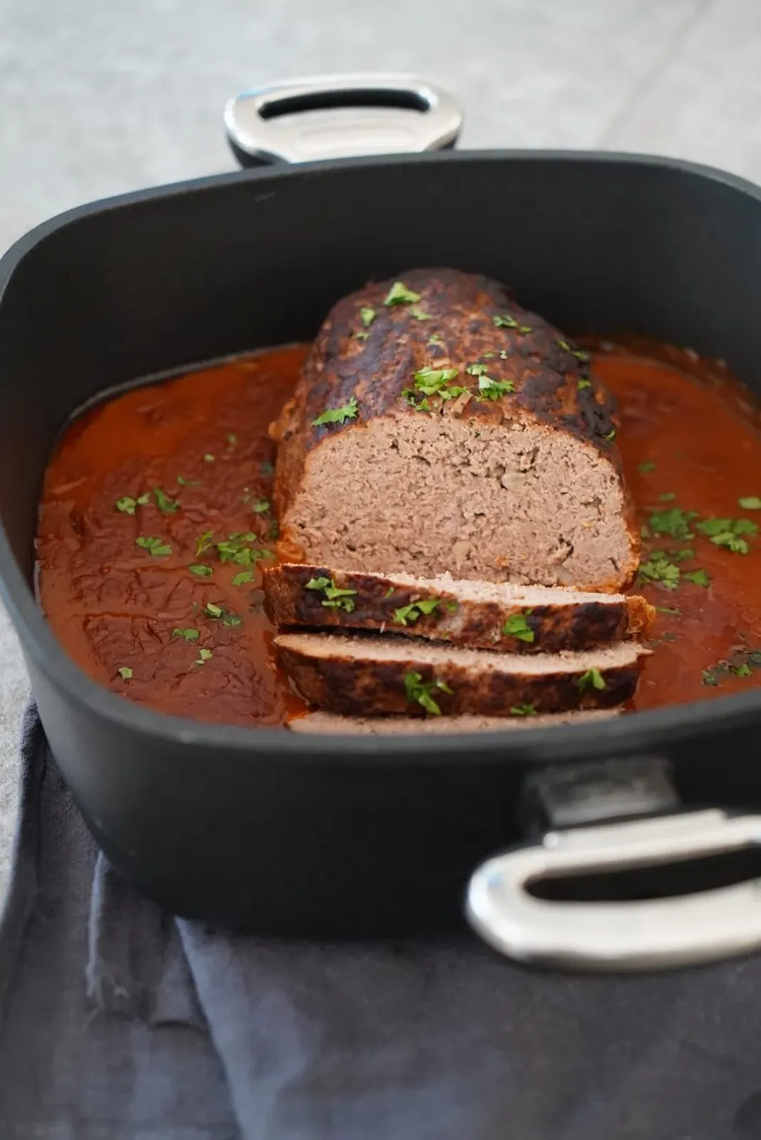 Противень для запекания квадратный 28 x 28 x 7 см Литой алюминий Черный, фото №6