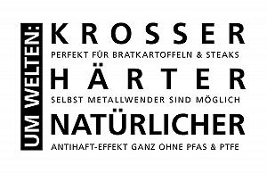 Сковорода Schulte-Ufer ASTRAL 64456-28 с поверхностной структурой UniverSUS из нержавеющей стали 28 см synthetic.ua - Фото 1