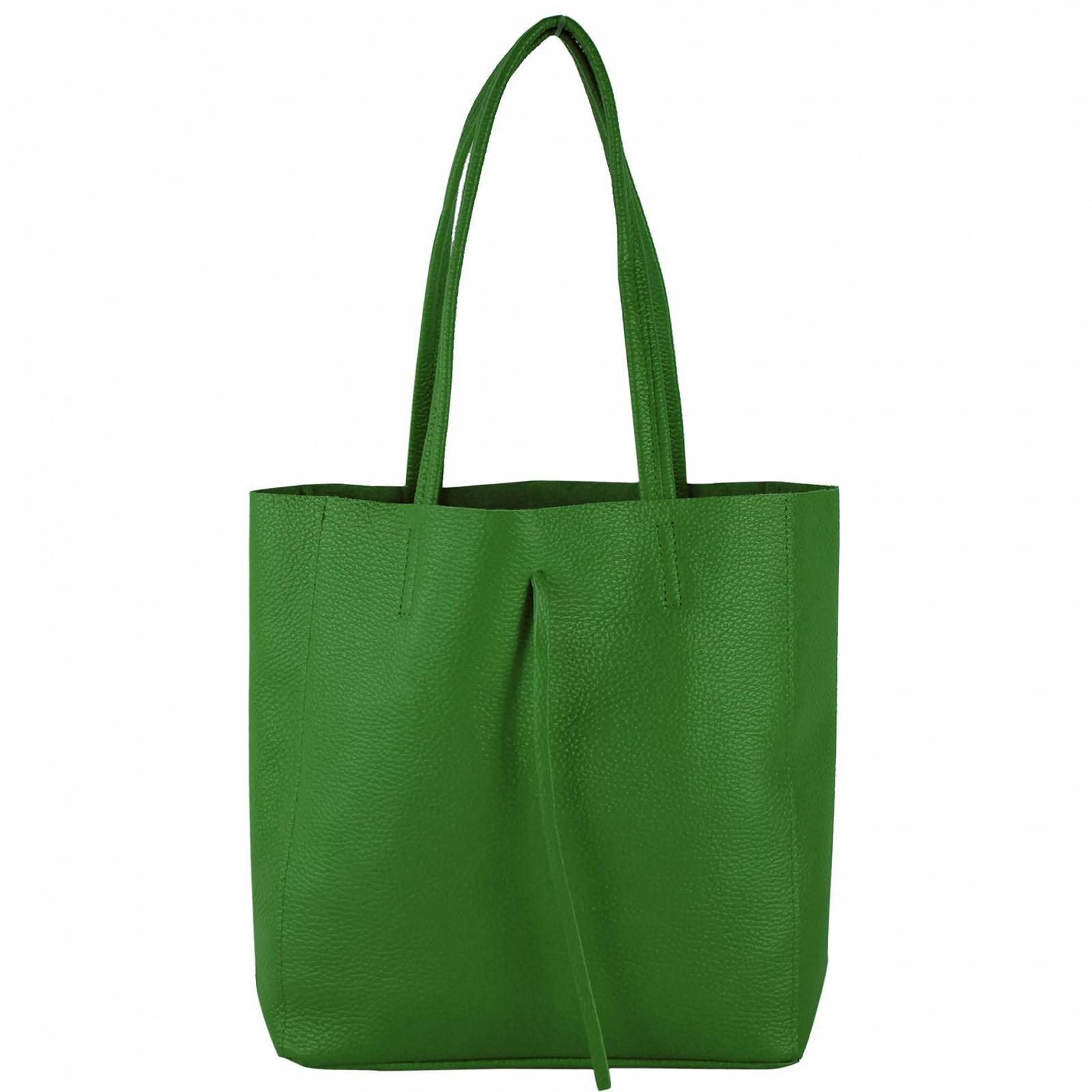 Сумка с ручками modamoda de - T253 - из итальянской кожи с внутренним карманом, фото №1