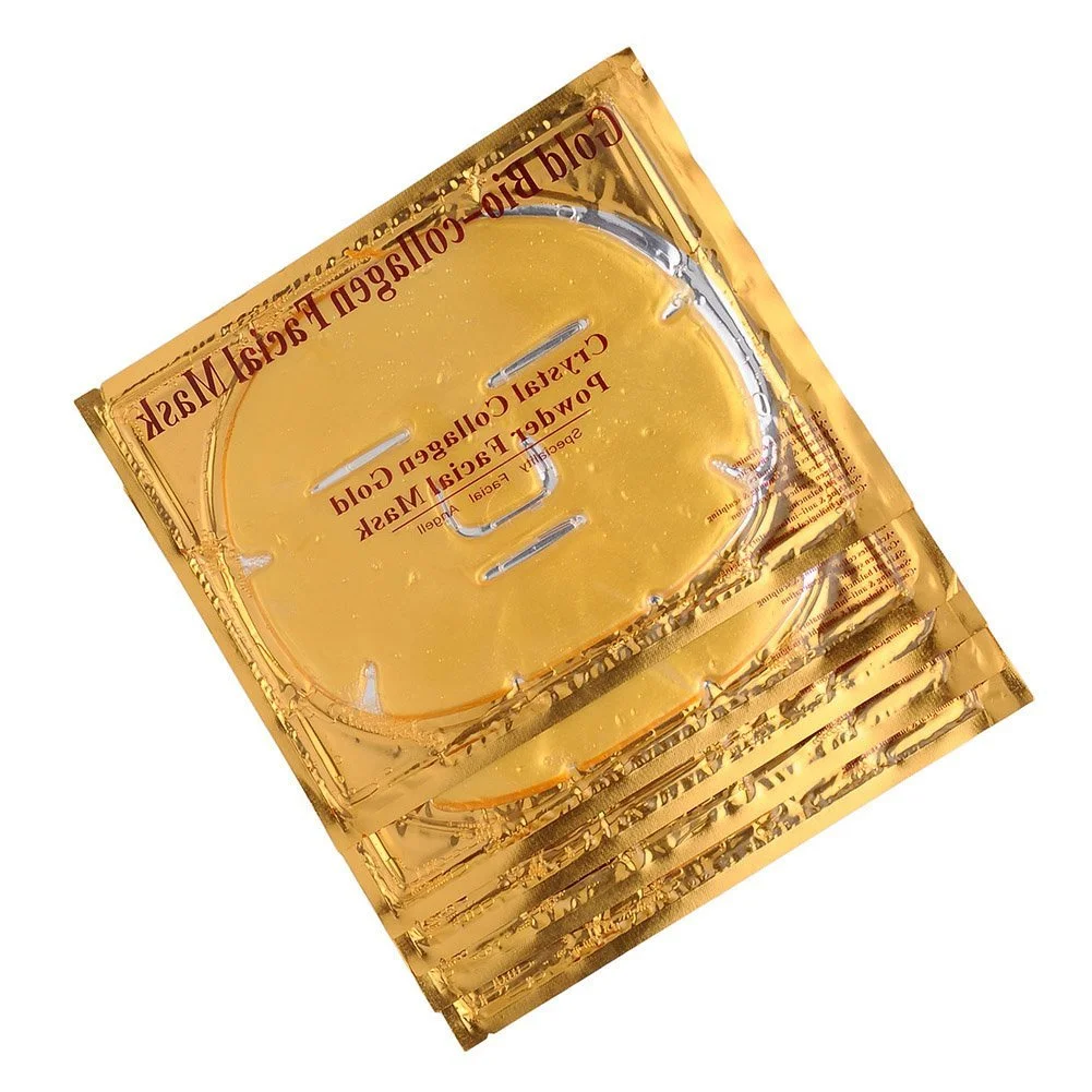 Маска для лица Золотая Кристаллический Коллаген Золотой Порошок Маска Золотая Упаковка из 10 штук, фото №4 Маска для лица Золотая Кристаллический Коллаген Золотой Порошок Маска Золотая Упаковка из 10 штук, фото №4