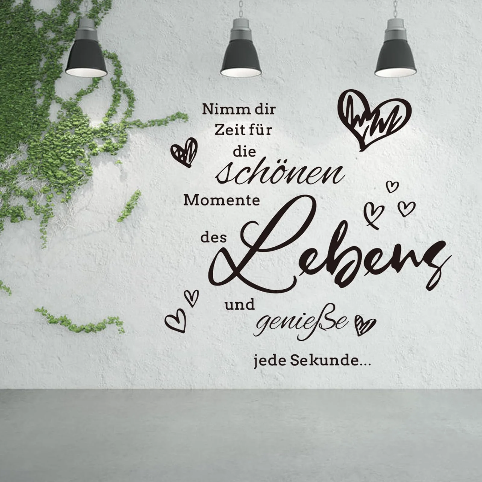 Наклейка на стіну Take Time for the Beautiful Moments 72 x 68 см Black, фото №3 Наклейка на стіну Take Time for the Beautiful Moments 72 x 68 см Black, фото №3