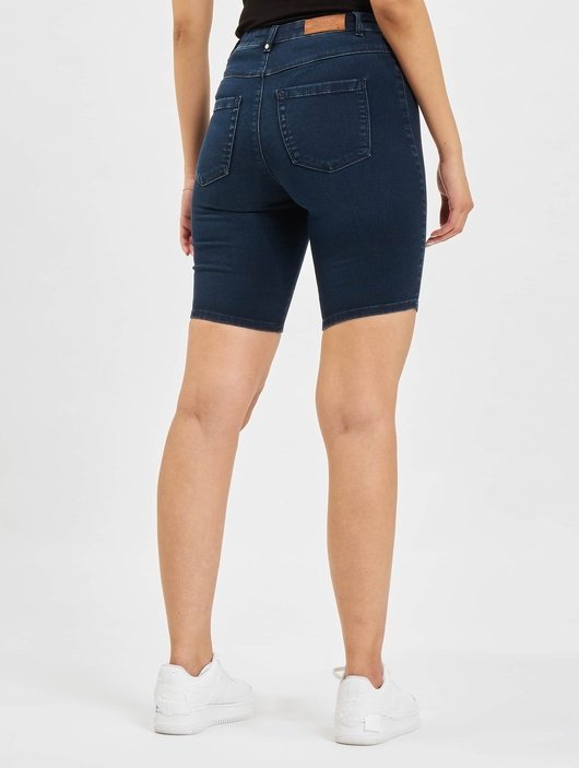 Шорти ONLROYAL HW BIKE SHORTS DNM PIM 15227135 Dark Blue Denim ONLY Темно-синій L, фото №2