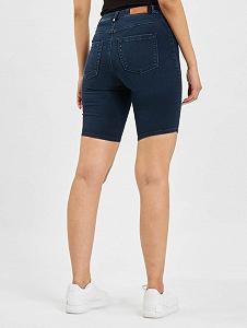 Шорти ONLROYAL HW BIKE SHORTS DNM PIM 15227135 Dark Blue Denim ONLY Темно-синій XS synthetic.ua - Фото 1