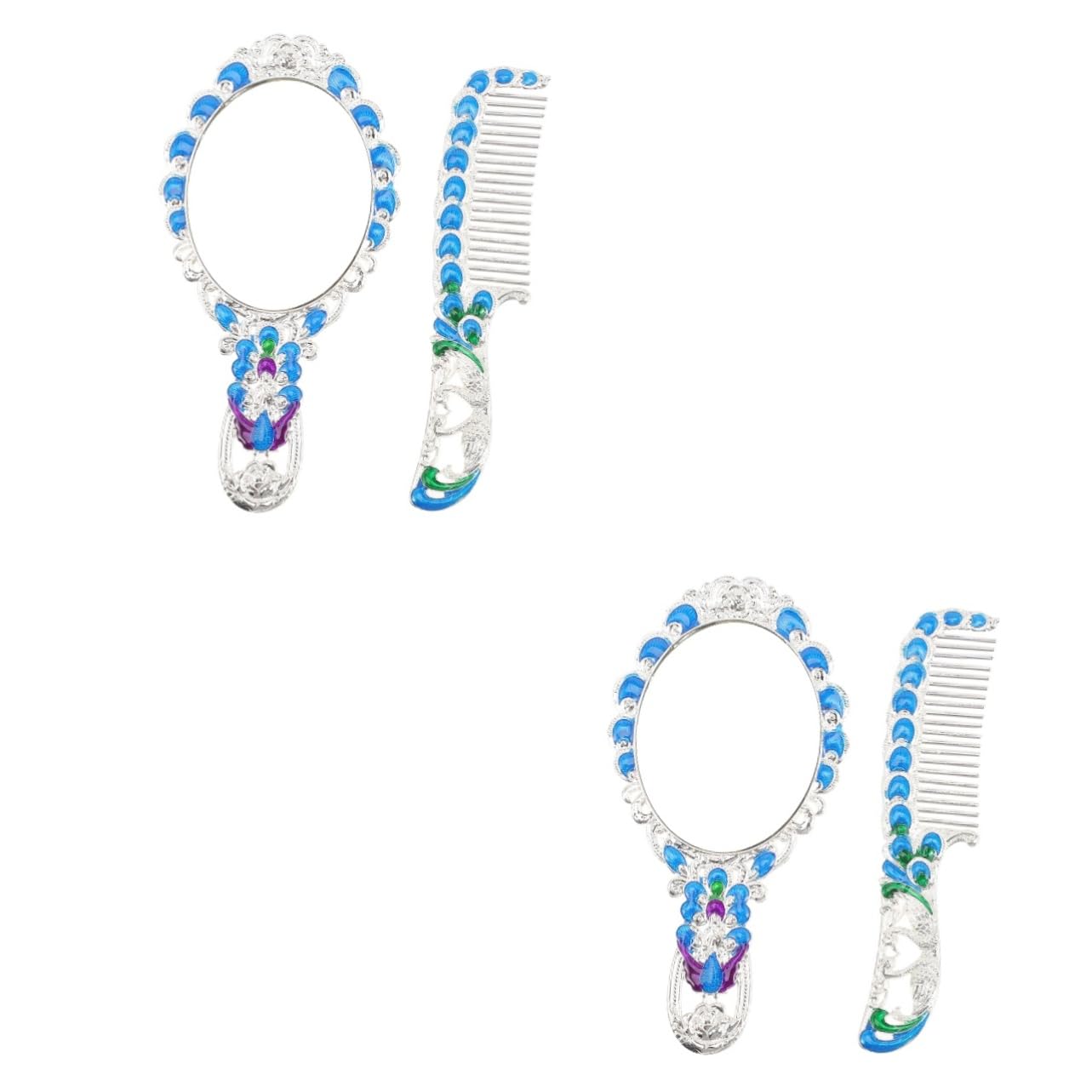 Дзеркало Angoily Retro-Griffspiegel Vanity для жінок Антикварне Метал, фото №1