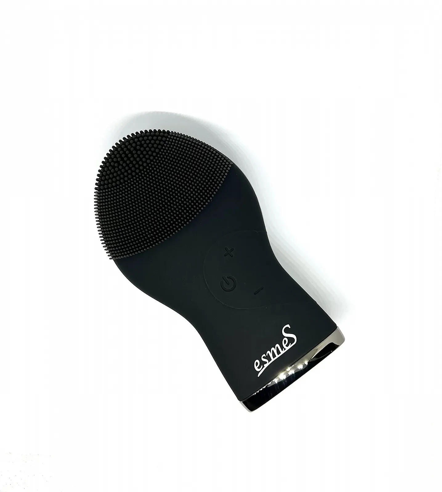 Щітка для очищення обличчя esmeS Силіконова гігієнічна водонепроникна Матовий чорний, фото №3