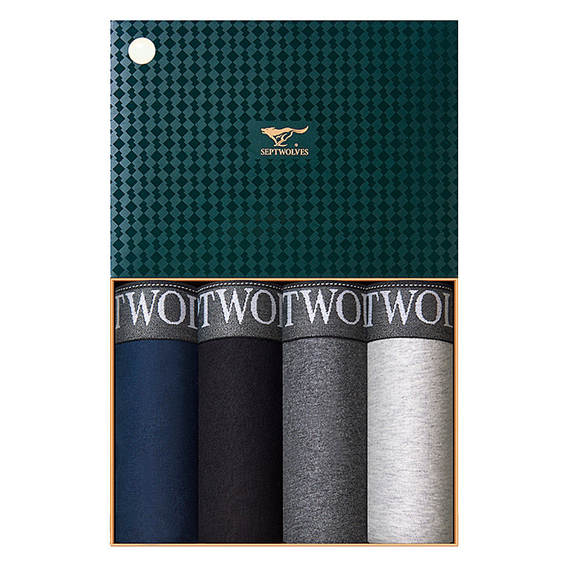 Набор мужских трусов боксеров Septwolves 97960 L 4 шт Разноцветный (10734-58406), фото №2 Набор мужских трусов боксеров Septwolves 97960 L 4 шт Разноцветный (10734-58406), фото №2