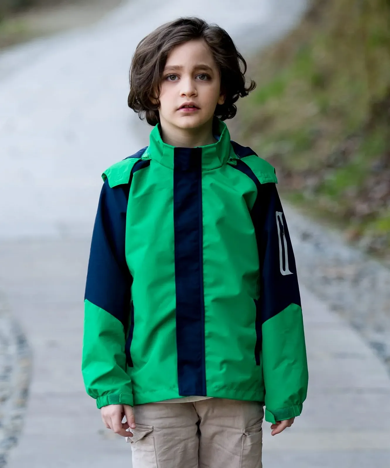 Дитяча дощова куртка ALXHUTE, перехідна куртка для хлопчиків і дівчаток, фото №3