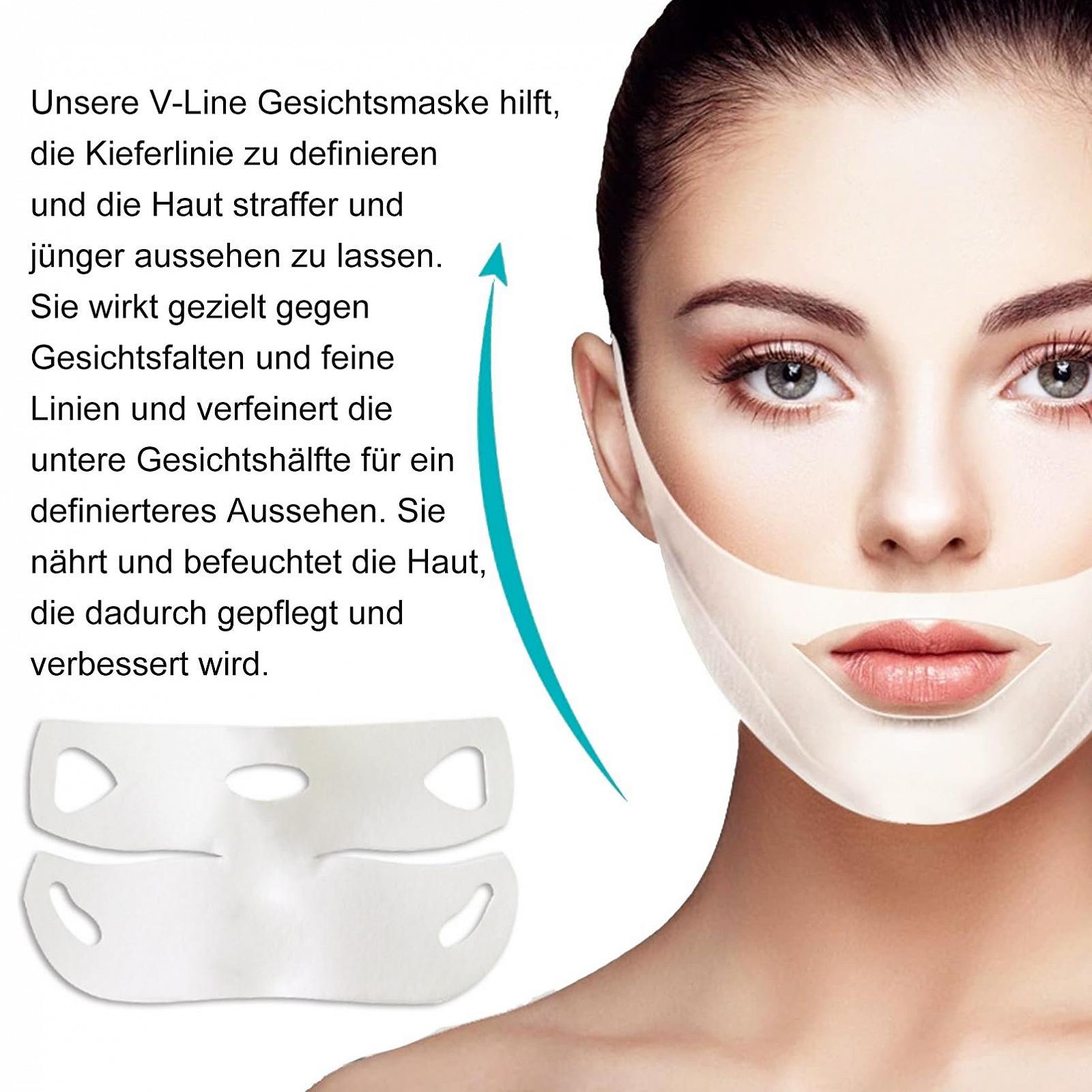 Маска для обличчя V-line, маска для підтяжки підборіддя, проти зморшок, фото №6