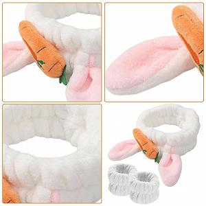 Пов'язка для волосся Плюшева Різдвяні Оленячі Роги для Макіяжу з Напульсником synthetic.ua - Фото 1