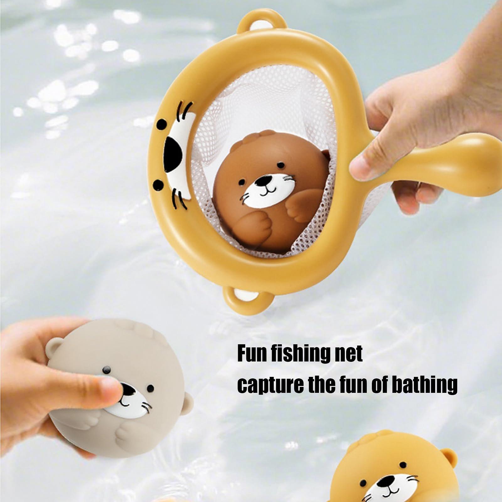 Іграшка для ванни Плаваюча сімейка тварин, інтерактивні, фото №3