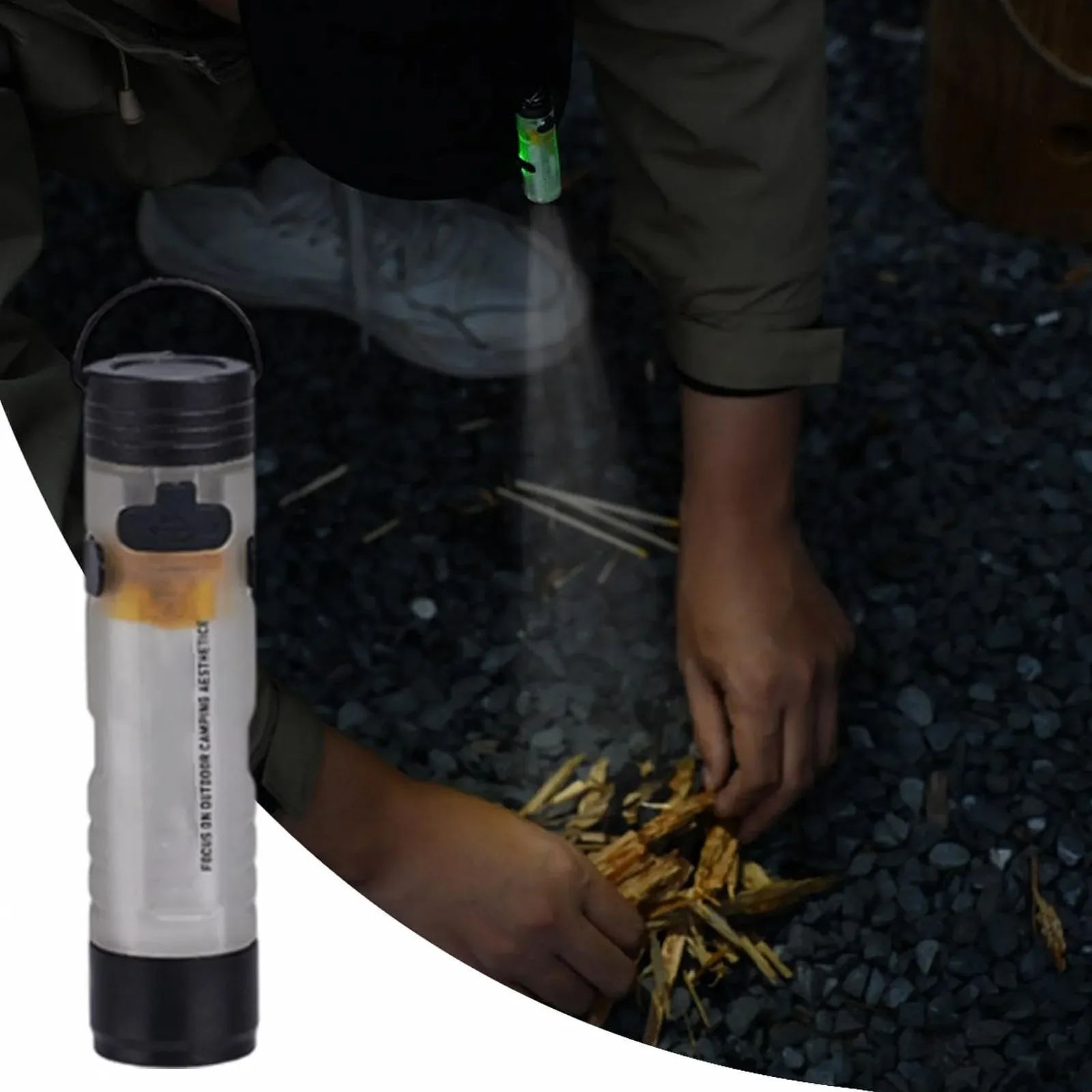 Фонарик Gerique клипса на козырек, водонепроницаемый уличный фонарь, многофункциональная ультраяркая светодиодная лампа для охоты, кемпинга, рыбалки, ручной источник света, 6,5 x 1,5 см, фото №3