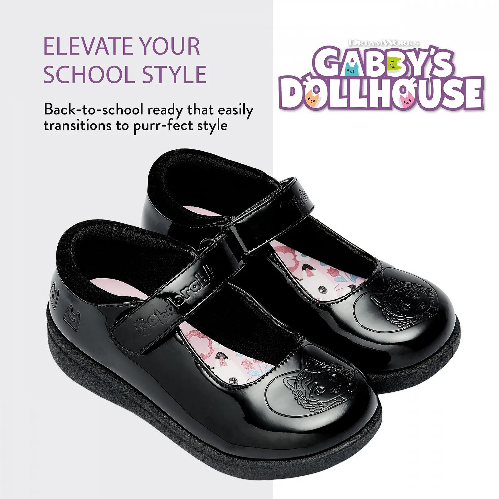 Туфли DreamWorks Gabbys Doll's Детская обувь для девочек Школьная обувь для детей, фото №2