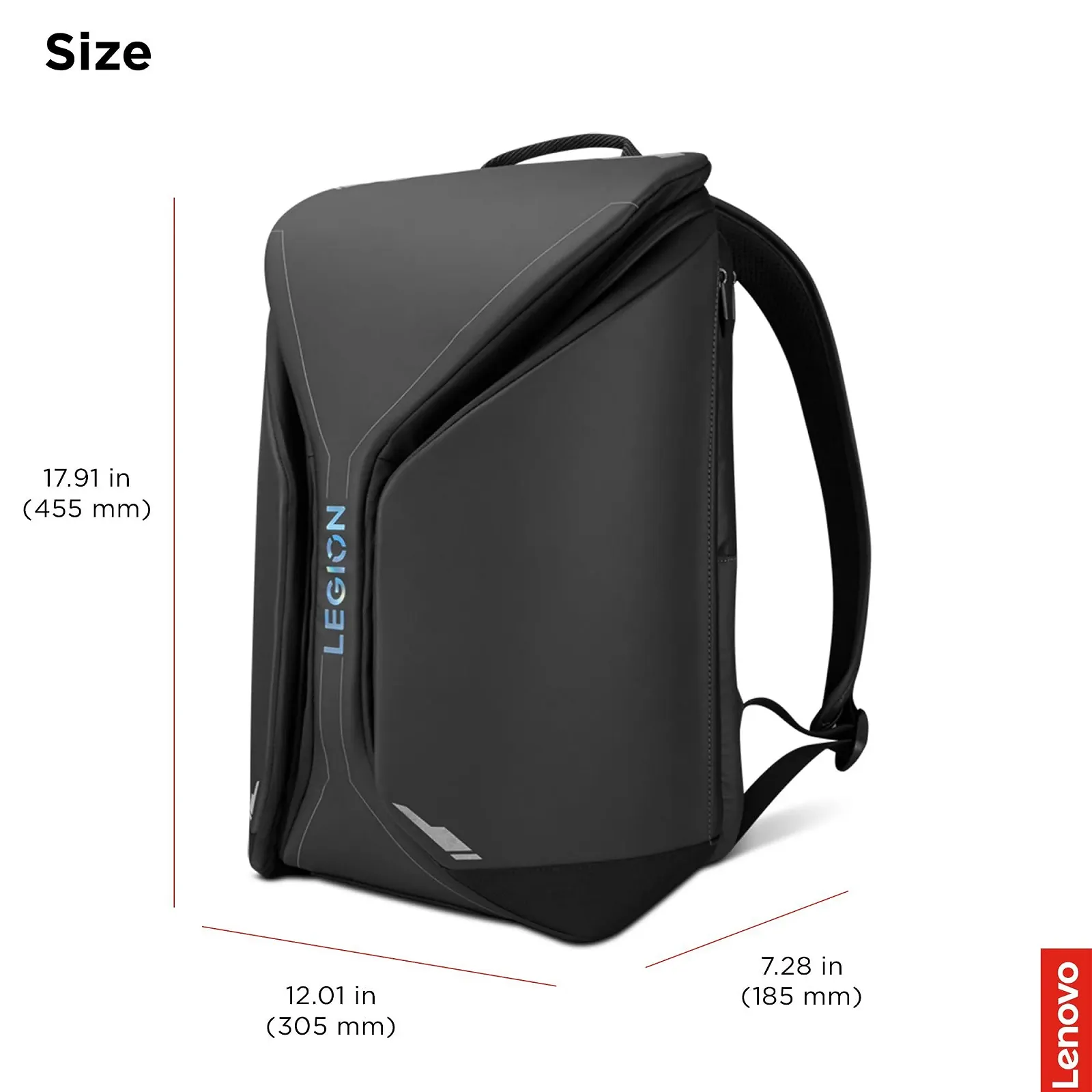 Рюкзак для ноутбука Lenovo Legion GB900 16" Armoured Gaming Черный, фото №7 Рюкзак для ноутбука Lenovo Legion GB900 16" Armoured Gaming Черный, фото №7