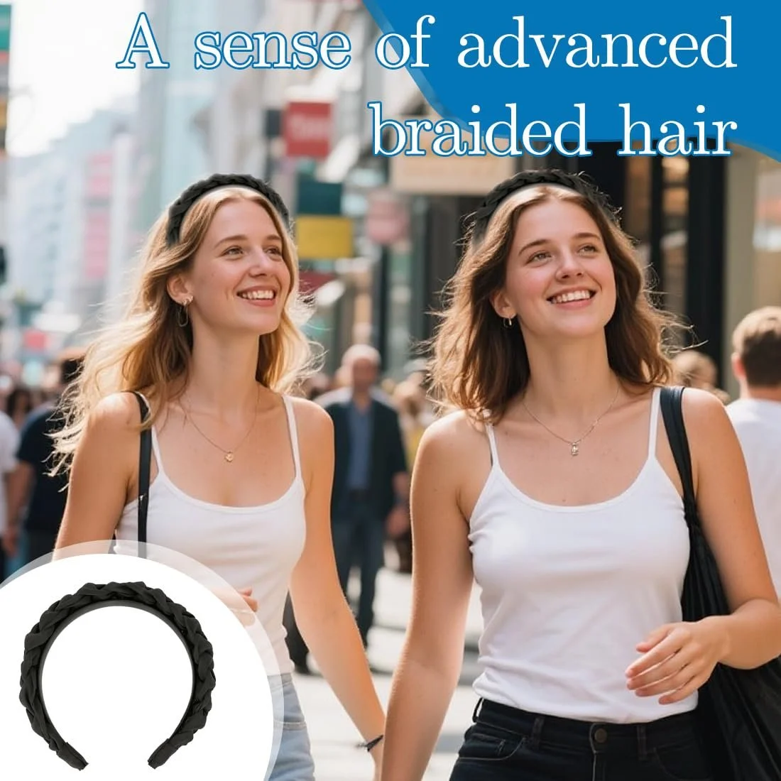 Обруч для волосся плетений для жінок, фото №6 Обруч для волосся плетений для жінок, фото №6