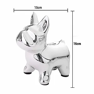 Скарбничка дитяча керамічна Милий собака 15 x 16 x 10 см 300 г Silver synthetic.ua - Фото 1