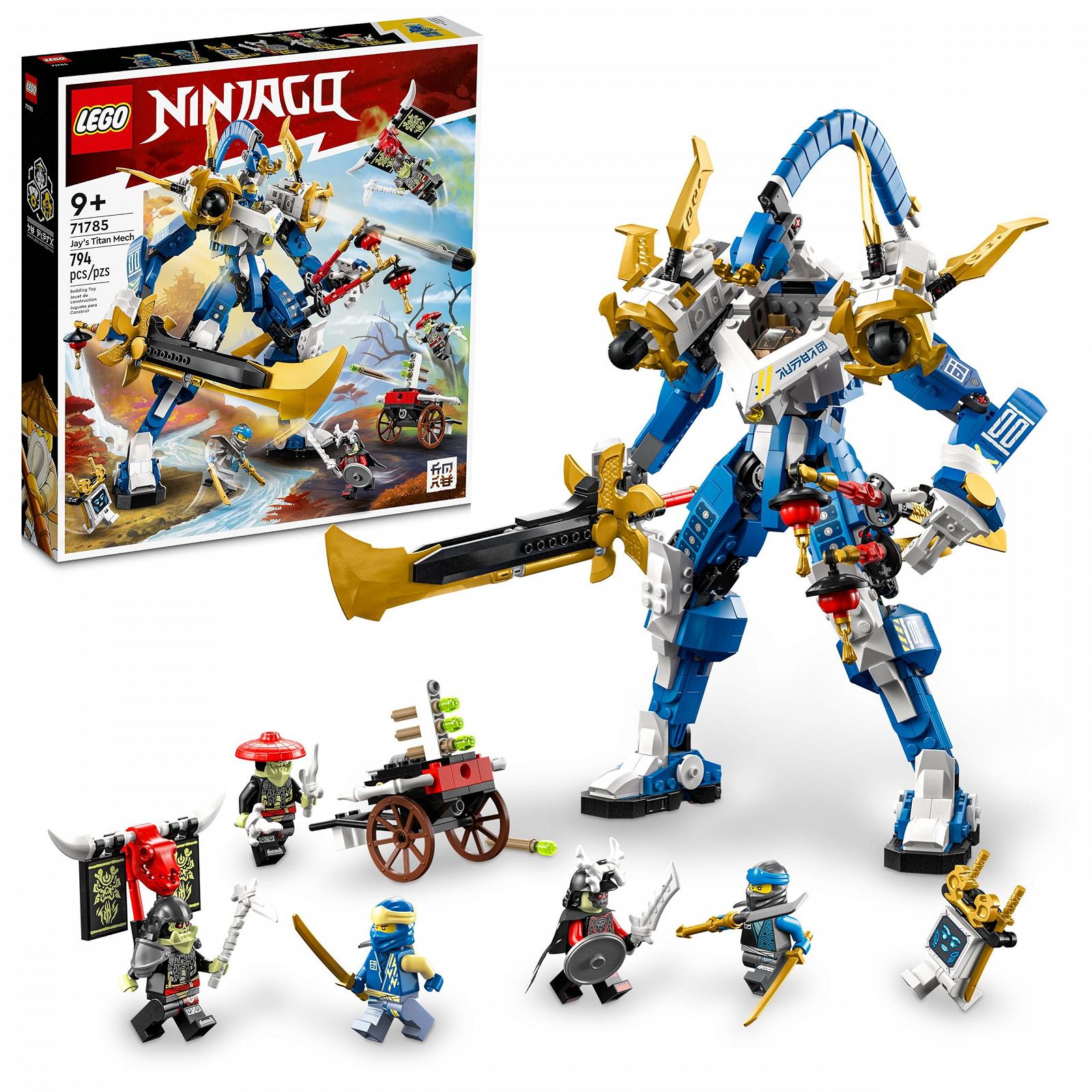 Конструктор LEGO Ninjago Jay's Titan Mech 71785 5 мініфігур & Набір із арбалетом, фото №1 Конструктор LEGO Ninjago Jay's Titan Mech 71785 5 мініфігур & Набір із арбалетом, фото №1