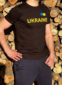 Футболка Ukraine Victory черная synthetic.ua - Фото 1