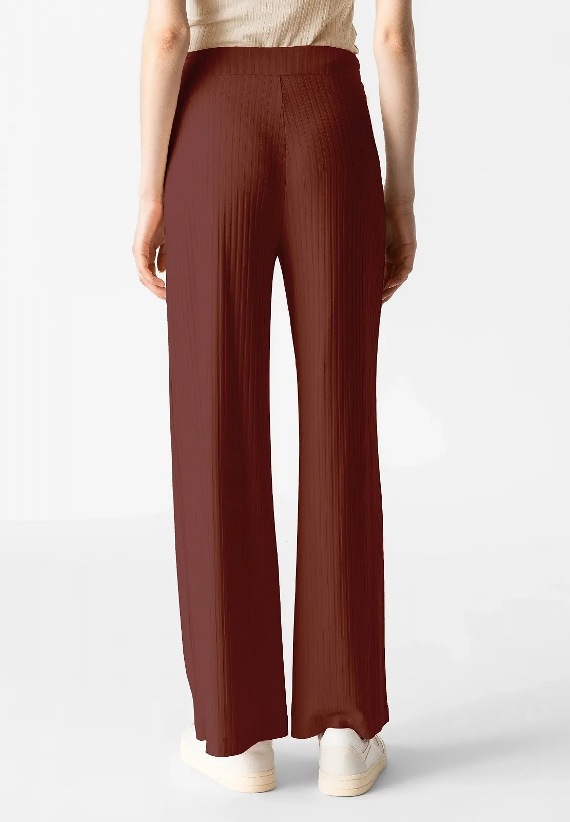 Женские брюки Les Lunes The Michelle Rib Pants Rusty Red - L, фото №4