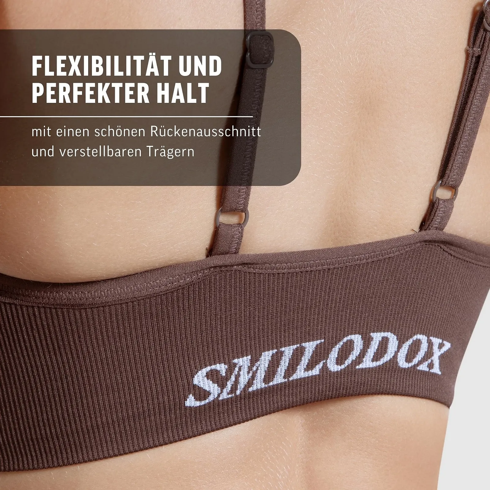 Спортивный бюстгальтер SMILODOX Maria Solid Scrunch Push Up Bra, Shaped Fit, плотная фиксация, непрозрачный бюстье, регулируемые бретели, V-образный вырез, без косточек, высокая поддержка, фото №6 Спортивный бюстгальтер SMILODOX Maria Solid Scrunch Push Up Bra, Shaped Fit, плотная фиксация, непрозрачный бюстье, регулируемые бретели, V-образный вырез, без косточек, высокая поддержка, фото №6