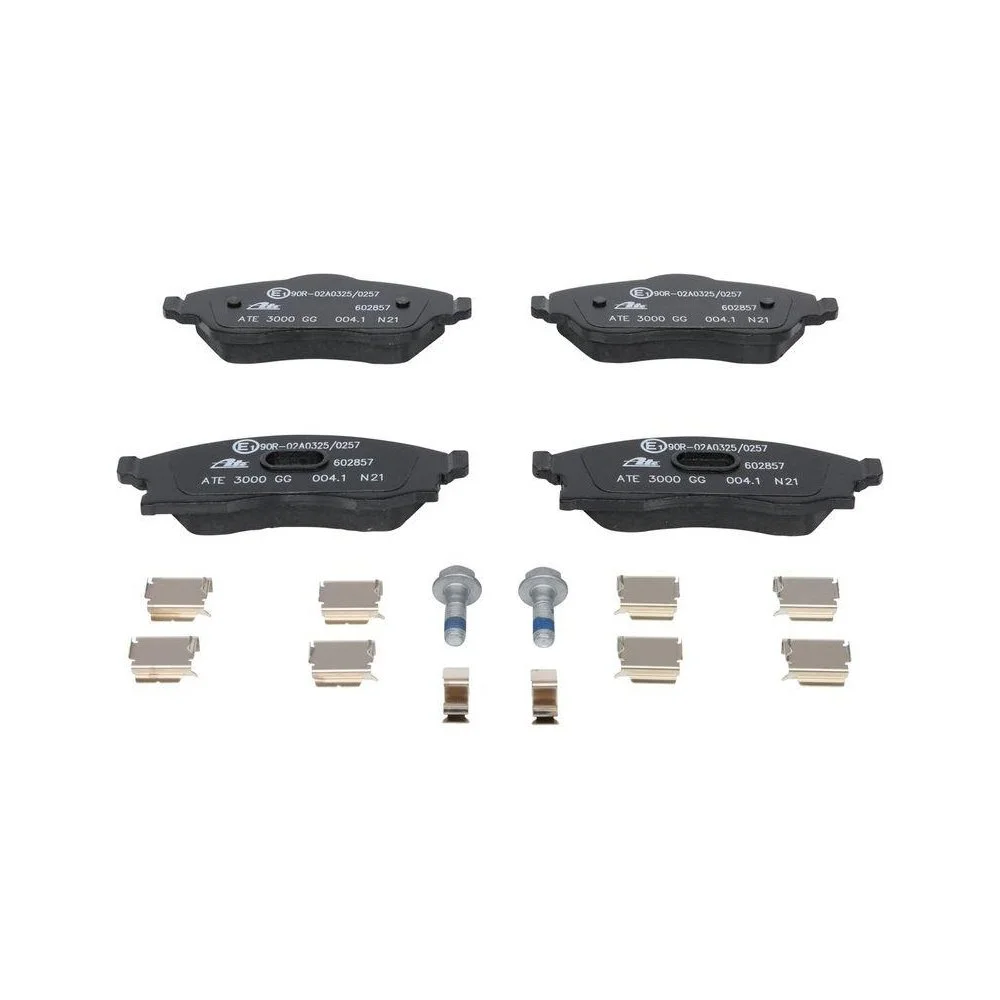 Комплект гальмівних колодок, дискове гальмо ATE 13.0460-2857.2 для OPEL VAUXHALL, передня вісь, фото №1 Комплект гальмівних колодок, дискове гальмо ATE 13.0460-2857.2 для OPEL VAUXHALL, передня вісь, фото №1