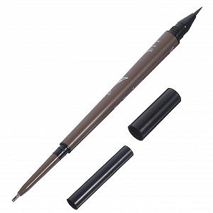 Купити Олівець для брів Gogogmee Eyebrow 1-в-1 пластиковий темно-коричневий - Фото 1 Олівець для брів Gogogmee Eyebrow 1-в-1 пластиковий темно-коричневий - Фото 1