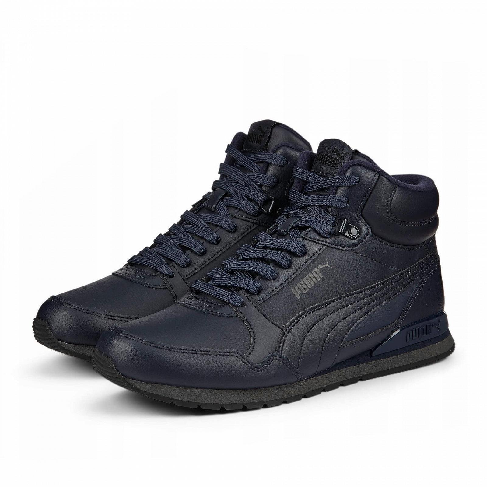 Кроссовки PUMA ST Runner v3 Mid L Parisian Night темно-синие (387638 04), утепленные, фото №2