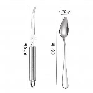 Набор из 4 ложек для грейпфрута Kiuiom synthetic.ua - Фото 1