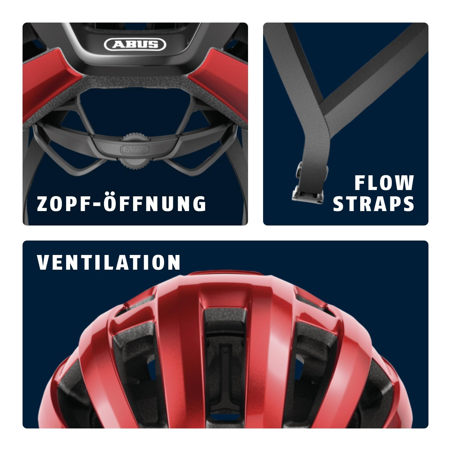 Шолом ABUS PowerDome MIPS, для шосейного велосипеда, легкий, з системою вентиляції та захистом від ударів, зроблено в Італії, для чоловіків та жінок, фото №5