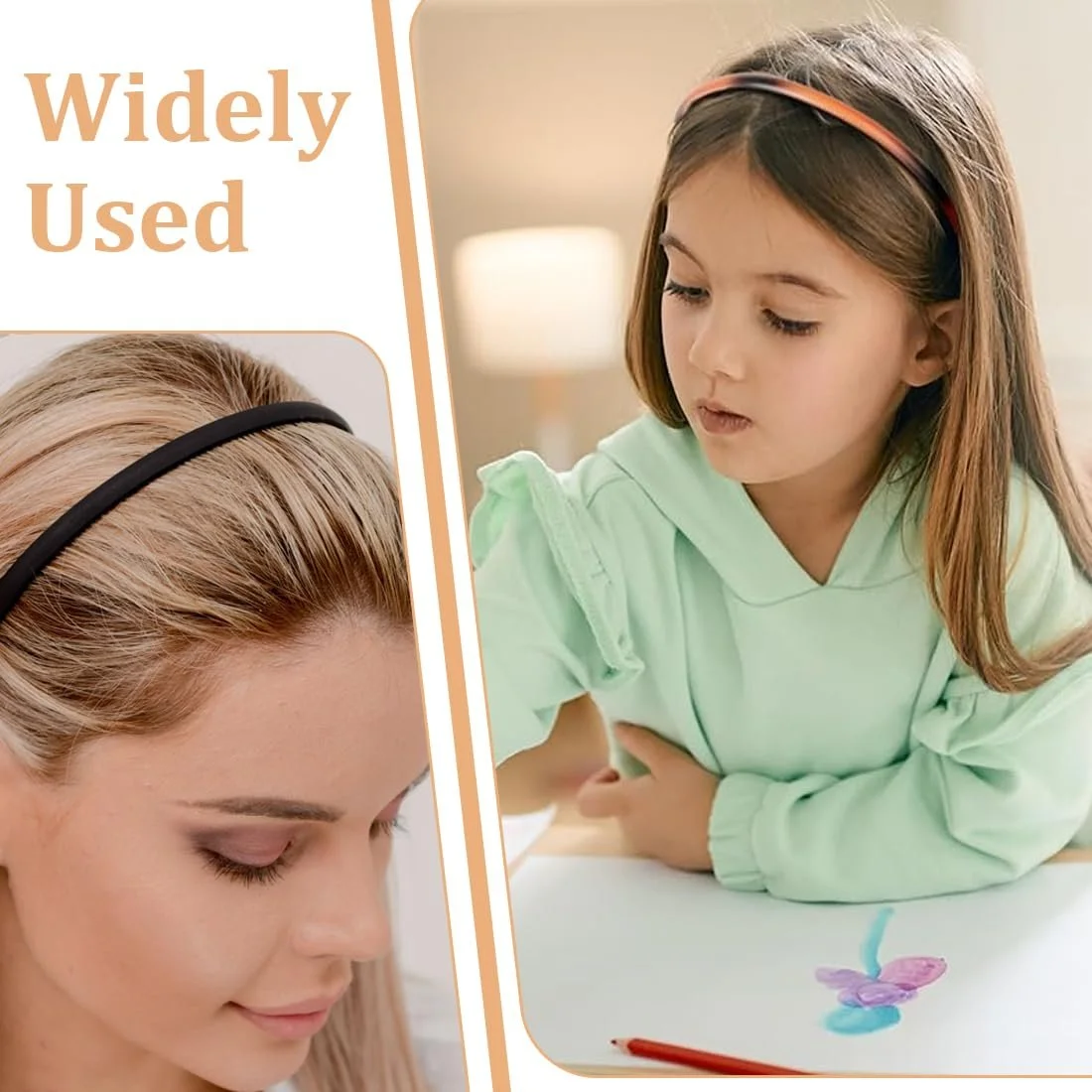 Жіночий обруч для волосся з зубцями акули, 6 штук, фото №6